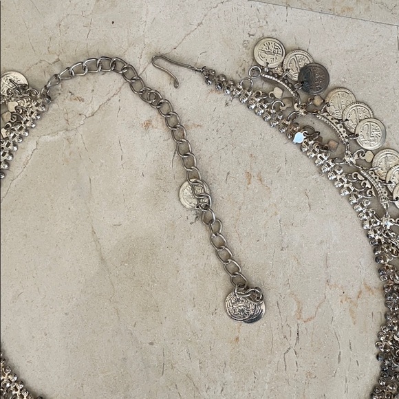 SILVER COIN BELT/NECKLACE - Picture 6 of 7